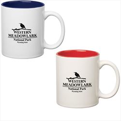 DH7125TT 11 Oz. Two-Tone Stoneware Mug With Custom Imprint